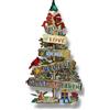 PALAIS ROYAL Addobbo Natalizio Pendaglio Albero di Natale Oro Metallo 8 cm
