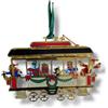 PALAIS ROYAL Addobbo Natalizio Pendaglio Tram di Natale Oro Metallo 9x6 cm