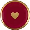 Gift Company Piatto Decorativo Gift Company Herz - Love Plates Vetro Ø 13 cm