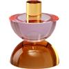 Gift Company Portacandela Gift Company Dioptrics - Cristallo Arancione, Rosa H 9,5 cm