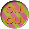 Gift Company Vassoio Decorativo Rotondo Gift Company "Oui Oui" - Metallo Rosa, Verde Ø 12,7 cm