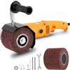 MXBAOHENG Macchina di rasatura da 2800 W con 2 ruote in legno, smerigliatrice elettrica per legno Velocità regolabile