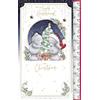 Me To You Bear Me To You Tatty Teddy - Biglietto di Natale fatto a mano per un marito adorabile, orsetti che si scambiano regali, 17,8 x 27,9 cm, collezione ufficiale