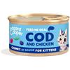 Edgard & Cooper Edgard&Cooper Kitten Merluzzo e Pollo 85g umido gattino