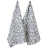 DII, Grembiule da Cucina in Cotone, Regolabile, da Donna, con Tasche e Fascette estra Lunghe Strofinaccio Gray