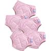 Bambino Mio, Mutandine riutilizzabili da allenamento in cotone, CONFEZIONE DA 5, (3-4 anni), Rosa chiaro - MARCHIO BRITANNICO pluripremiato, per bambini e bambine