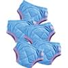 Bambino Mio, Mutandine riutilizzabili da allenamento in cotone, CONFEZIONE DA 5, (3-4 anni), Blu - MARCHIO BRITANNICO pluripremiato, per bambini e bambine