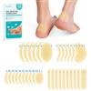Promifun 32ct Bende adesive per vesciche in gel idrocolloide, impermeabili, per talloni, piedi, dita dei, dito, per prevenzione e recupero, Hydrocolloid Gel Blister Bandages(Variety Pack)