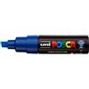 Uni Posca Marcatore a tempera POSCA Uni-Ball punta a scalpello 8 mm blu M PC8K B