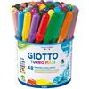Giotto Pennarelli Giotto Turbo Maxi in conf. da 48 colori assortiti F526300