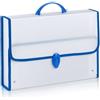 Favorit Valigetta in polionda Favorit Fine Tex neutra con bordo in tessuto 29x39x8 cm 100501113