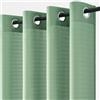 Topfinel 2 Pannelli Tende per Interni Camera da Letto Trasparenti in Voile Con Occhielli Tende per Salotto Moderne Effetto lino finto 140x260 cm Verde Salvia