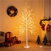 CCLIFE Albero Luminoso da Interno 180cm, 400 LED Albero con Luci, Lampada LED con Funzione Memoria, albero di Betulla Illuminazione, Bianco Caldo, IP44