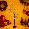 CCLIFE Albero Luminoso da Interno 180cm, Lampada LED con Funzione Memoria, Albero di Ciliegio Illuminazione, Bianco Caldo, IP44, 240 LED Albero con Luci