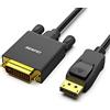 BENFEI Cavo DisplayPort a DVI 4,5M 1080P@60HZ, Unidirezionale DisplayPort Computer a DVI-D Monitor Maschio a Maschio Placcato in Oro per Lenovo dell HP ASUS e Altri Marchi