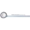 4R Quattroerre.it - 10044 - Stripes Strisce Adesive Rifrangenti per Auto, Bianco, 12,5 mm x 3 mt