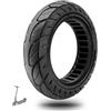 VOLOHAS 10x2,5-6,5 60/70-6,5 Pneumatico Pieno per Ninebot Max G30/G30 D2,Odys Neo e100/Alpha X3 Pro,Ducati Pro 2,Xiaomi 5/5 Pro/5 Max Monopattino Elettrico, Pneumatico di Ricambio ad Alta Elasticità