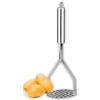 IPEA Schiacciapatate in Acciaio Inox Professionale per Schiacciare Patate, Verdura e Frutta - Design Slim - Impugnatura Ergonimica - Utensile Manuale per Purè di Patate e Pressa di Ortaggi ed Alimenti