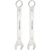QUARKZMAN 2pz Chiave Combinata Sottile Metrica 17mm Torx Terminata a Scatola con Offset di 15 Gradi Estremità Aperta in Acciaio Inossidabile, Tono Argento