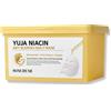 SOME BY MI Yuja Niacin Anti Blemish Daily Mask - 30 Fogli, 350ml - Maschera Viso Quotidiana con Niacinamide contro le Macchie Scure - Soluzione Illuminante e Radiosa per Pelle Opaca - Cura della Pelle