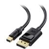Cable Matters Cavo Mini DisplayPort a DisplayPort (Cavo DisplayPort a Mini DisplayPort 1.4) con Risoluzione Video 8K 60Hz e HDR in Nero 1.8m - Compatibile con Porta Thunderbolt e Thunderbolt 2