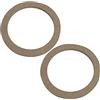 AERZETIX - C52054 - Set di 2 adattatori/supporti/anelli universali per altoparlanti Ø130mm - Ø150xØ118x8mm - distanziatore/ring in MDF per altoparlante/auto/veicolo/sistema sonoro