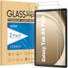 Vkooer [2 Pezzi] Pellicola Protettiva per Galaxy Tab A9+Plus 11'' 2023 [SM-X210/X215/X216] Pellicola Vetro Temperato Anti-Graffi-Impronte Durezza 9H Trasparenza Screenprotector per Samsung Tab A9 Plus