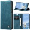 Cracedily Cover per Xiaomi 15T Pro Case, Custodia Cover Pelle Premium Portafoglio con Porta Carte Magnetica Supporto Protezione Flip Case Custodia per Xiaomi 15T Pro, Blu-verde