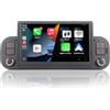 RYUIXPUL Autoradio per FIAT Panda 2013-2020 con schermo touchscreen USB Bluetooth FM/AM Linux Sistema doppio din stereo auto con Carplay wireless/Android Auto