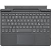 TiMOVO Tastiera Italiana Compatibile con Microsoft Surface Pro 11/10/9/8/X, Tastiera QWERTY con Trackpad e Portapenna, Grigio