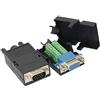 CERRXIAN, connettore per scheda terminali di Breakout, D-SUB DB15, 3 file VGA 3+9 maschio + femmina 15 pin (1 coppia)