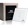 MCO Home White MH-S412 Touch Panel Switch, 230 V, one size