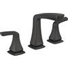 Delta 35789LF-BL Vesna - Rubinetto da bagno a due manici, colore: Nero opaco