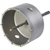 wolfcraft Sega a tazza con placchette in metallo duro con mandrino SDS-Plus I 5490000 I Per impianti elettrici e sanitari i calcestruzzo, muratura e pietra; profondità di taglio 46 mm
