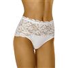 Wolbar Mutande con Pizzo per Donna WB414, Bianco,M