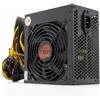 SIMPLETEK - PSU Alimentatore ATX da 500W 80+ per Computer Fisso | Colore Nero | 4+4 6+2 20+4 PIN SATA IDE
