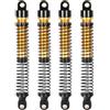 KEEDA 4 ammortizzatori filettati per auto crawler TRX4M TRX4MT K10 F150 1/12 crawler parti (oro, 77 mm)