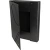 Grafoplás - Cartella per progetti in carta plastificata 24 A x 5 P x 35 H cm, colore: nero