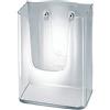SIGEL LH117 Porta-depliant da parete, in acrilico, con 1 tasca per DL e A6, 1 pz