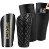 Zorplex Parastinchi Calcio con Copricalze, Partita di Calcio Protezione Gambe, Ergonomici, Parastinchi Bambini, Giovani e Adulti, Ideale per Calcio e Altri Sport (XL)