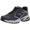 Skechers Vigor 3.0 Drafting Hands Free Slip-in, Scarpe da Ginnastica Uomo, Colore: Grigio Talpa e Nero, 43 EU Larga