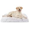 Ferplast Cuccia Cane Interno Cuscino per Cani Morbido in Pelo Lungo, Cuscino Gatto Cuccia Super-Imbottita Extra Comfort e Calore, 95 x 60 x h 13 cm