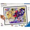 Ravensburger - CreArt ART COLLECTION Kandinsky: Giallo, rosso, blu, Kit per Dipingere con i Numeri, Contiene Tavola Prestampata 30 x 40 cm, 2 Pennelli, Colori e Accessori