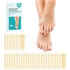 Promifun 32ct Bende adesive per vesciche in gel idrocolloide, impermeabili, per talloni, piedi, dita dei, dito, per prevenzione e recupero, Hydrocolloid Gel Blister Bandages(Spot Pack)