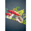 Vervaco Ricamo Punto Croce Kit Prestampato Tovaglie PICCOLO RICCIO CON FELCI Biancheria Da Tavola Set Fai Da Te Creativo 80 x 80 cm Kit Hobby Creativi Adulti Casa Decor Cross Stitch Embroidery