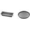 Aeternum Bakeware Petravera Stampo Per Plumcake, Acciaio, Grigio, 27 Cm & Bakeware Petravera Tortiera Crostata, Acciaio, Grigio, 28X28X4 Cm