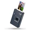 instax Fujifilm INSTAX mini LiPlay+ Midnight Blue, Fotocamera Istantanea Ibrida, Stampante per Smartphone, Obiettivo Frontale per Selfie, Mini Registratore Audio, Dimensioni Stampa 86 mm x 54 mm