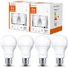 EHomeLED Lampadine LED E27 3.4W Luce Diurna 4000K (40W) – Confezione Da 4 – 470lm, Lunga Durata, Senza Sfarfallio - 4