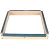 GLOGLOW Punch Needle Frame, 15.7 X 15.7in Rug Hooking Frame Telaio per Cucito in Legno Telaio per Punto Croce con Strisce di Aghi per Cucire
