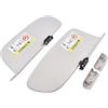 Huiruhy Alette Parasole Sinistra e Destra Compatibile con C3 II SC 2009-2016 1613251480